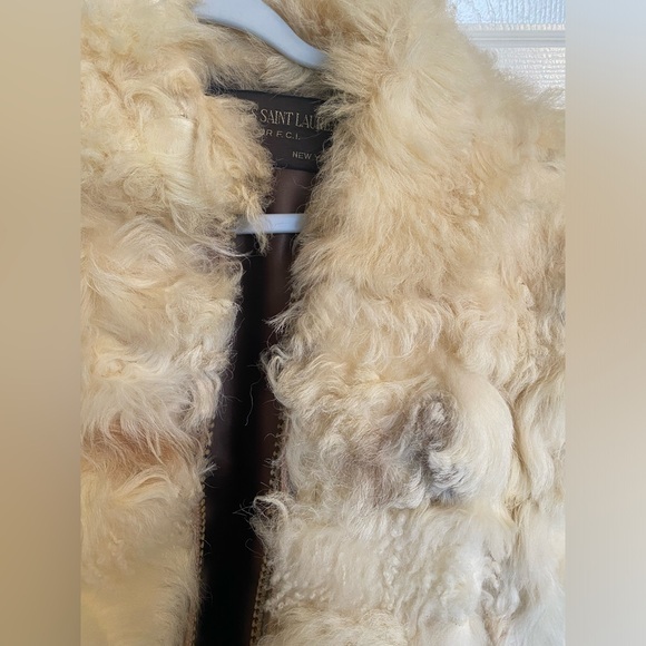 Vintage Paris Genuine Mongolian Lamb Fur Jacket - Luxe Winter Statement - Picture 6 of 12